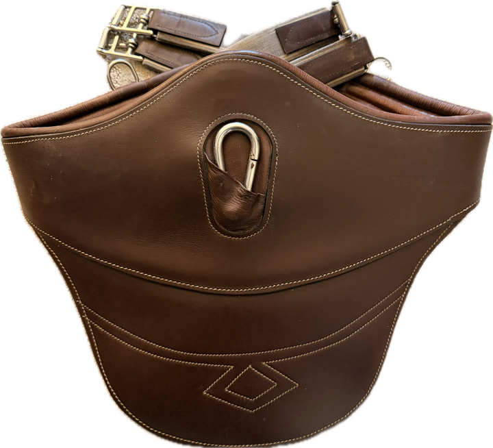Royal Leather Belly Guard Jump Girth - 52"