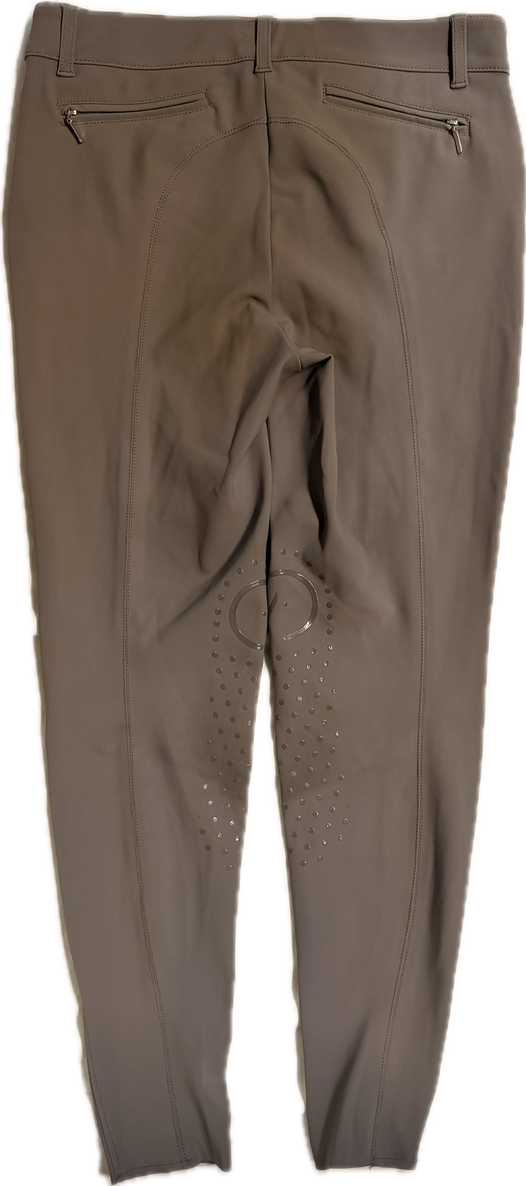 EGO7 Women's Jumping EJ Knee Patch Breeches - Taupe - Size IT 44 (US 28)