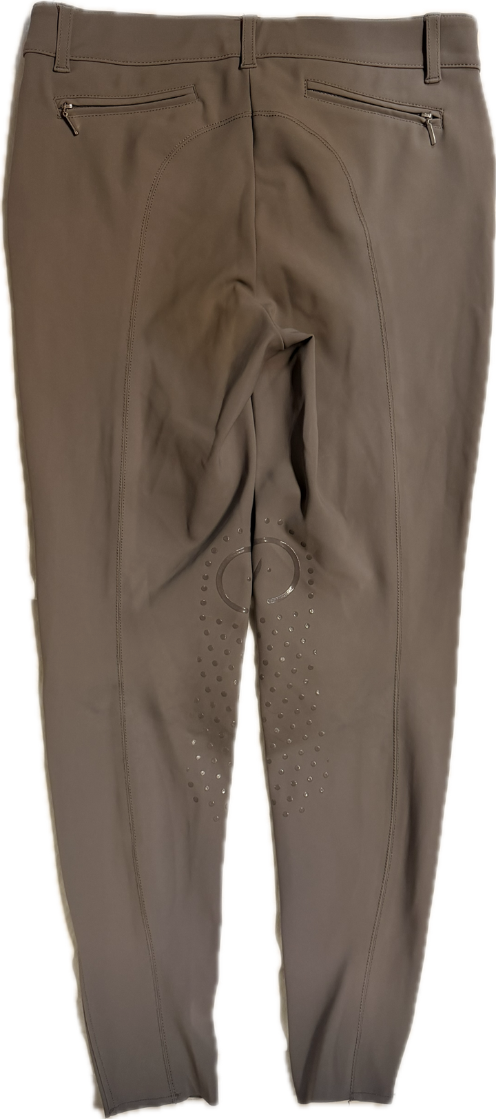 EGO7 Women's Jumping EJ Knee Patch Breeches - Taupe - Size IT 44 (US 28)