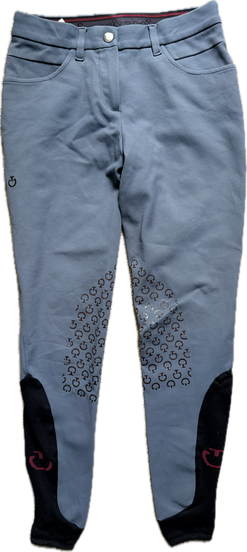 Cavalleria Toscana Knee Grip System Breeches Slate Blue - Women's US 6