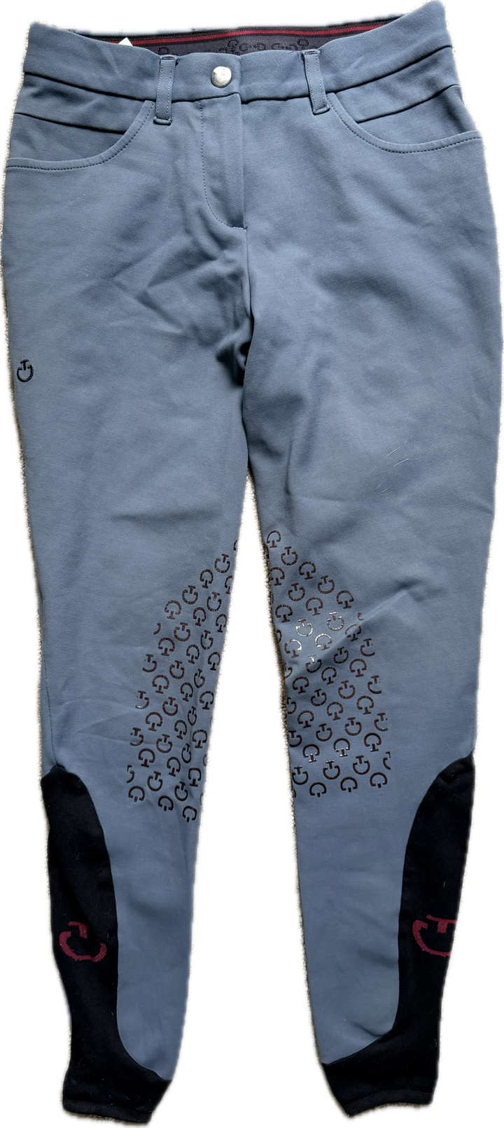 Cavalleria Toscana Knee Grip System Breeches Slate Blue - Women's US 6