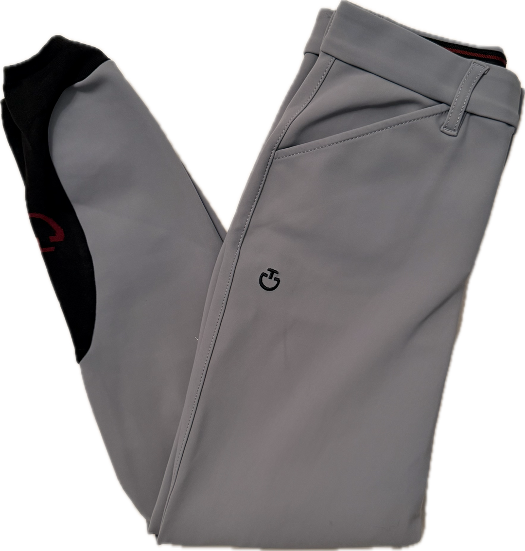 Cavalleria Toscana Knee Grip Breeches - Gray - Child's 12