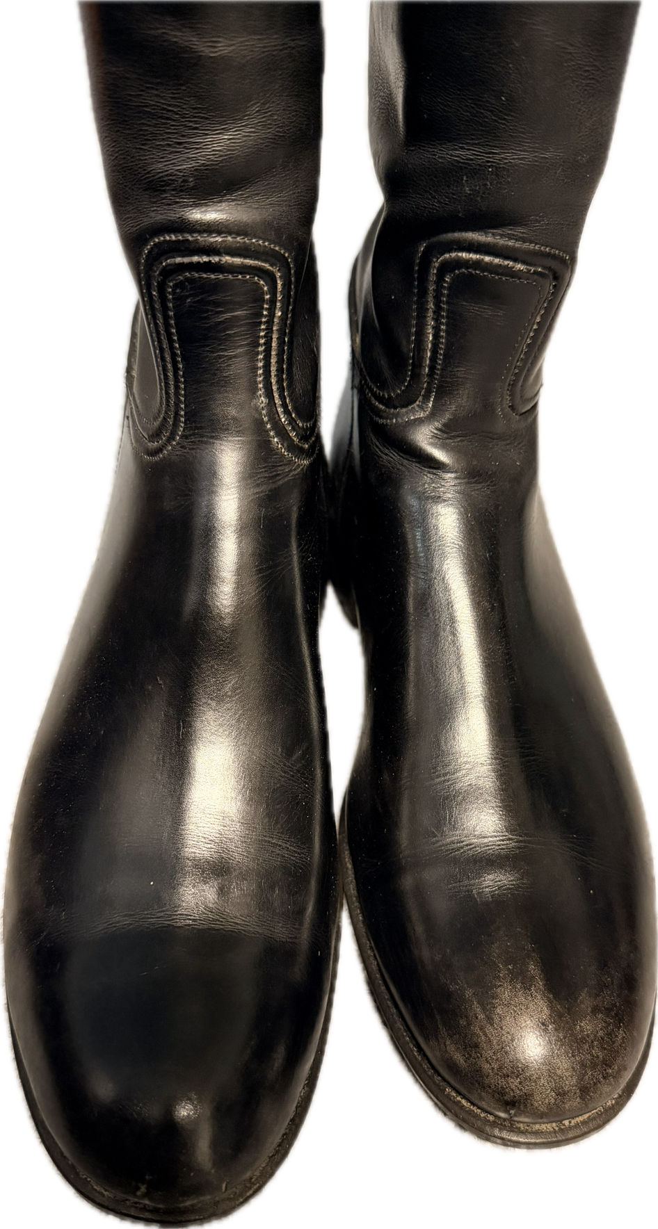Vintage English Tall Riding Dress Boots