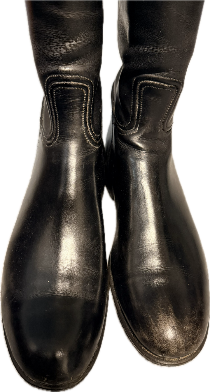 Vintage English Tall Riding Dress Boots