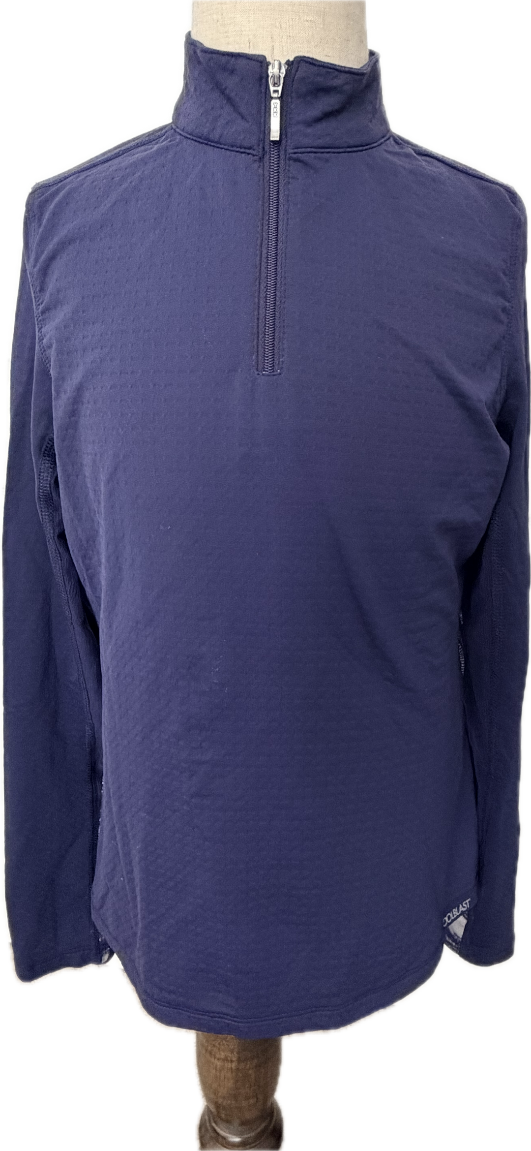 Dover Saddlery CoolBlast® Shirt - Navy - Child's Medium