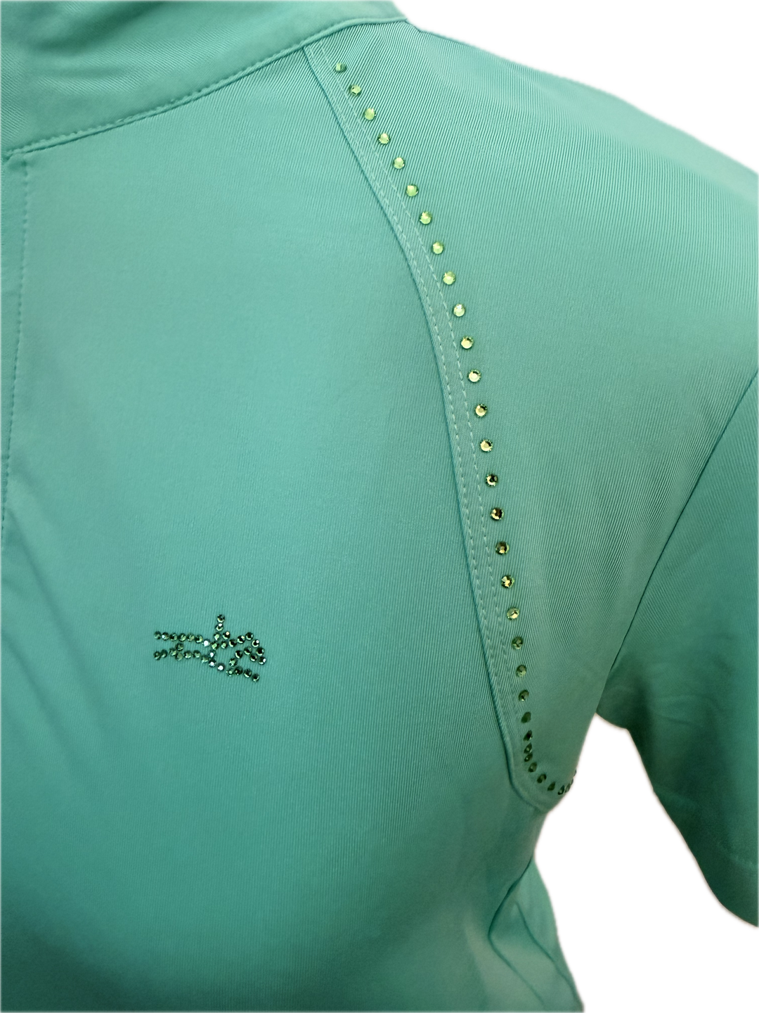 Schockemöhle Summer Page Style Ladies’ Functional Shirt - Sea Green - Women's M
