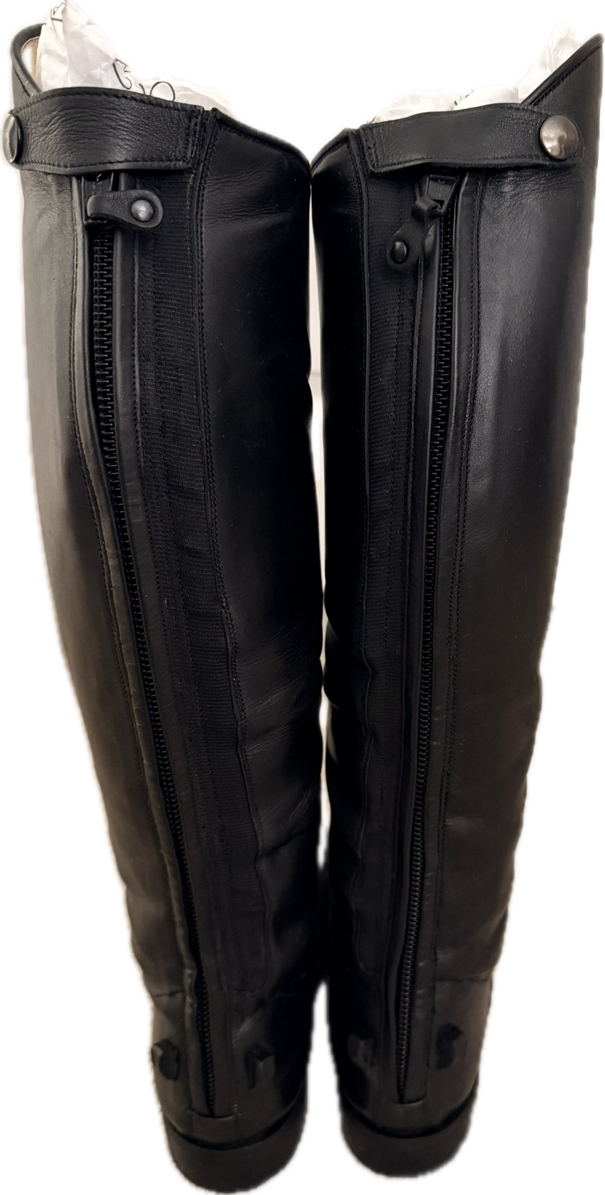 Der Dau Custom Leather Field Boot - Black - Women's 10.5 - New!