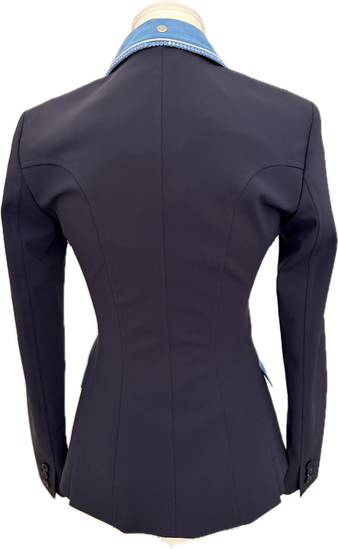 Equiline X-Cool 'Gait' Custom Show Coat Women's IT 38 (US 2-4) Navy/Blue - New!