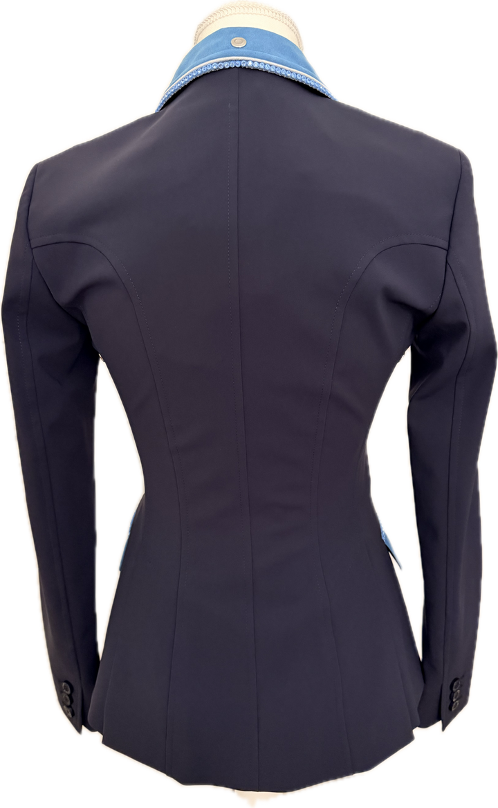 Equiline X-Cool 'Gait' Custom Show Coat Women's IT 38 (US 2-4) Navy/Blue - New!