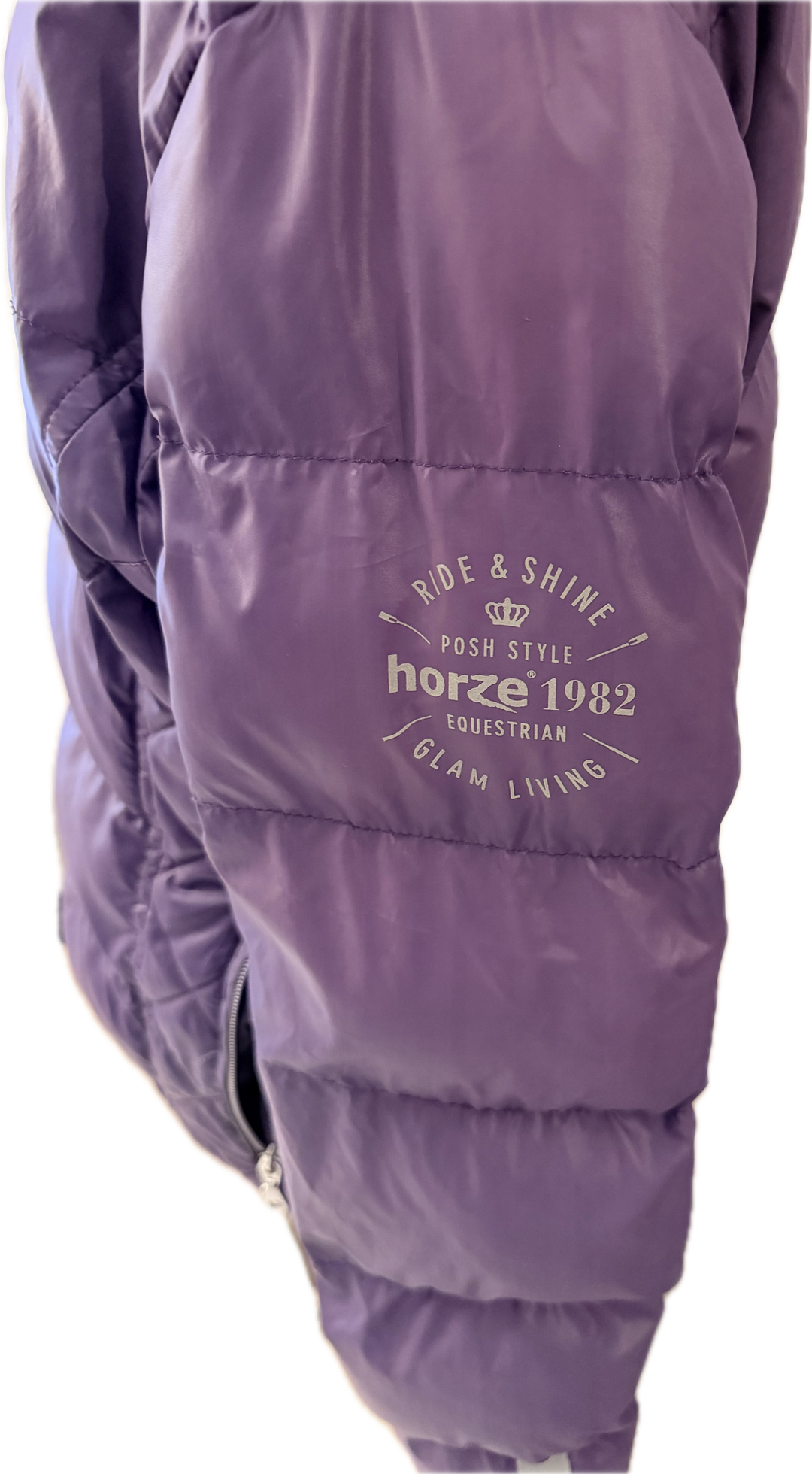 Horze Puffer Jacket - Purple - Child's 11-12