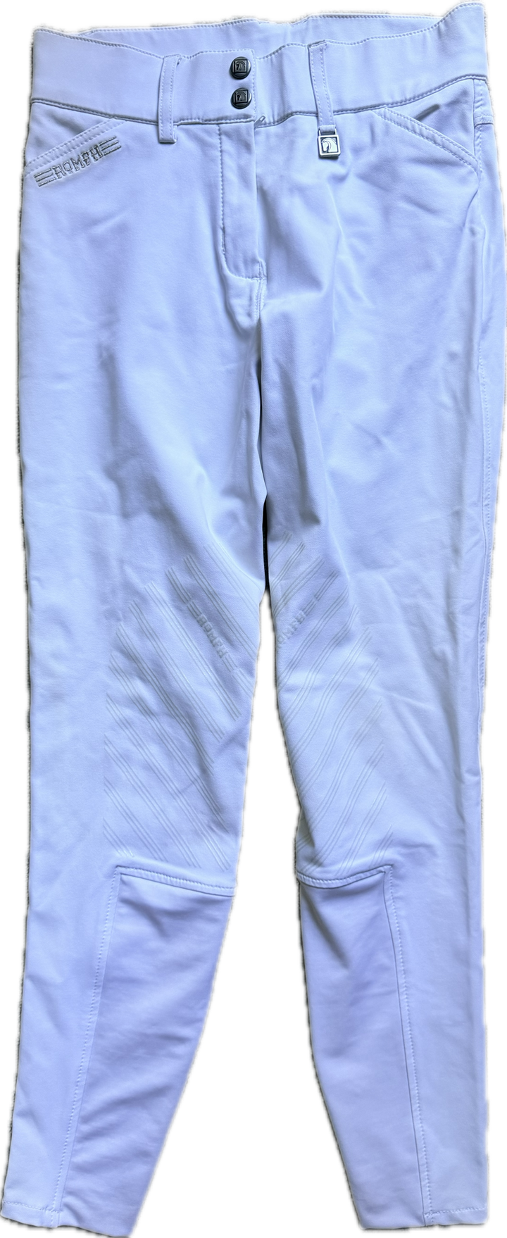 Romfh Sarafina Knee Grip Breeches- White - Women's 24R