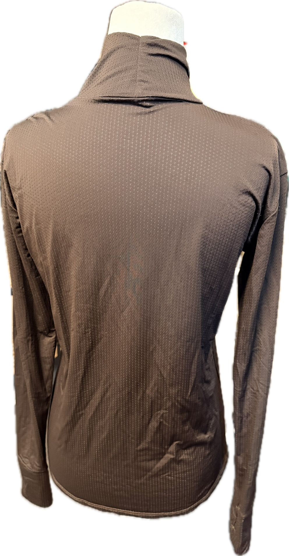 Kismet  "Alexa AIR" Turtleneck L/S UV with Thumbhole - Brown - Women's Medium