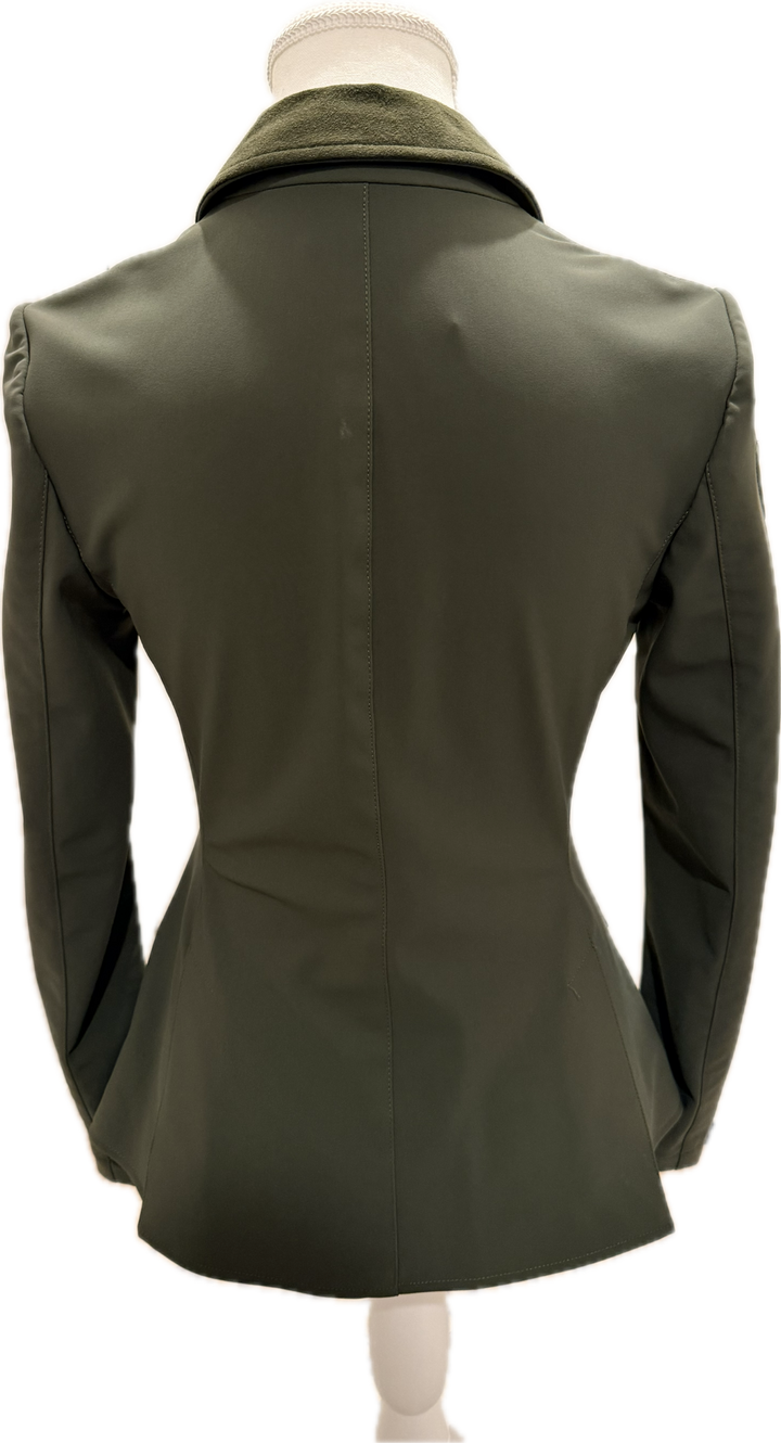 Cavalleria Toscana GP Zip Ladies Competition Jacket- Forest Green - IT 38 (US 6)