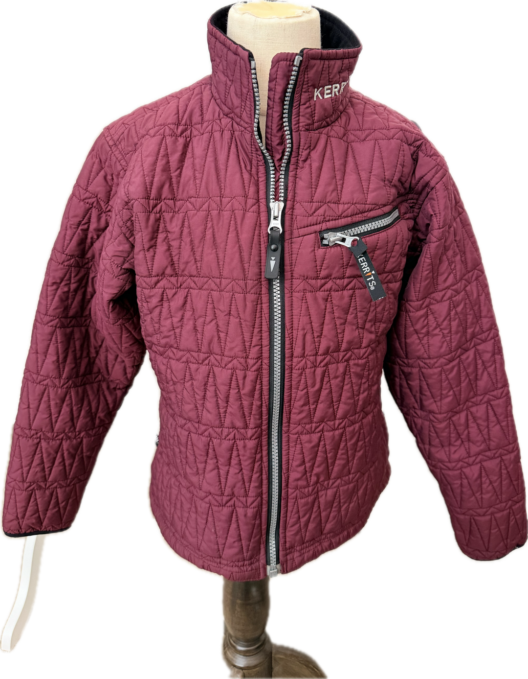 Kerrits Quilted Coat - Burgundy - Child's Medium