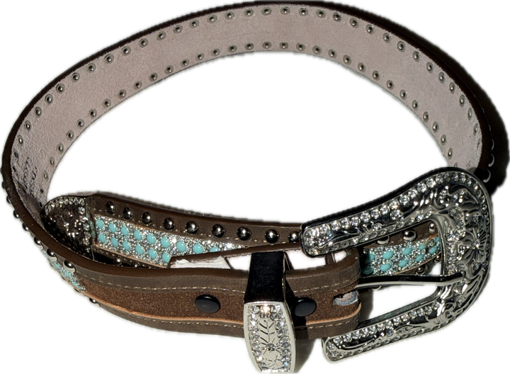 Children's Beaded Buckle Belt - 20"