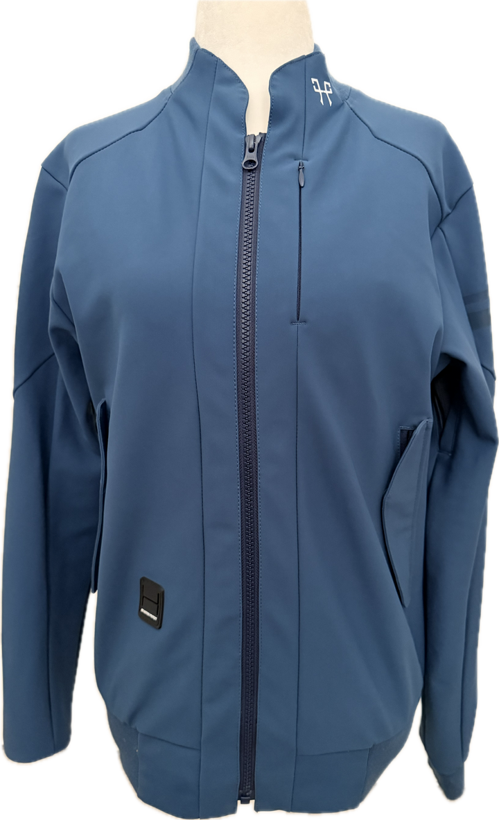 Horse Pilot Airbag Compatible Bomber Jacket - Teal - Women's Small