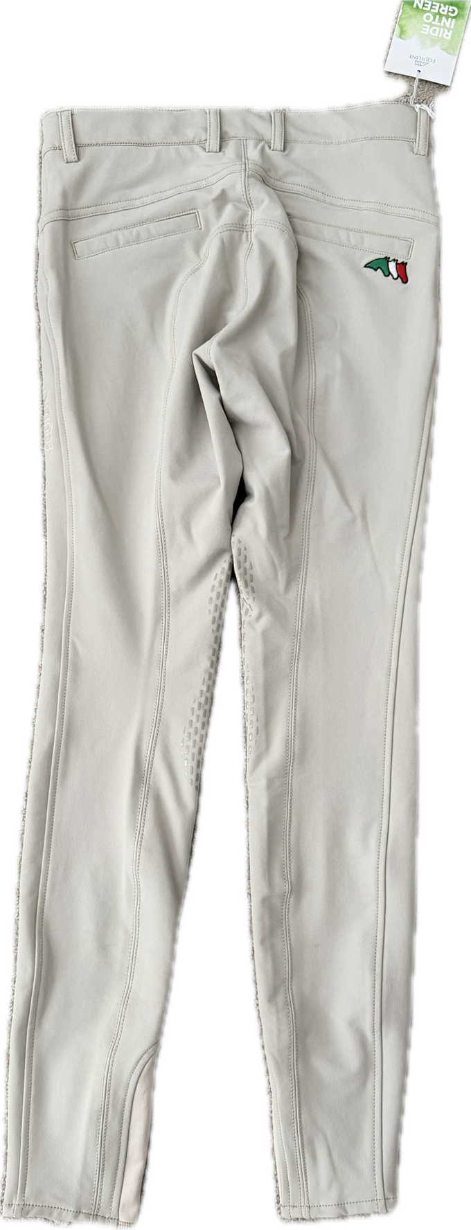Equiline JinaK Knee Patch Breeches - Tan - Child's 14-15 - New!