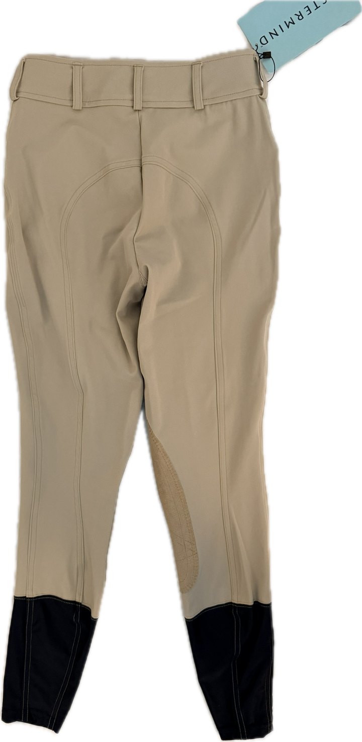 Mastermind 'Molly' Hunter Knee Patch Breeches in Tan - Women's 22 - New!