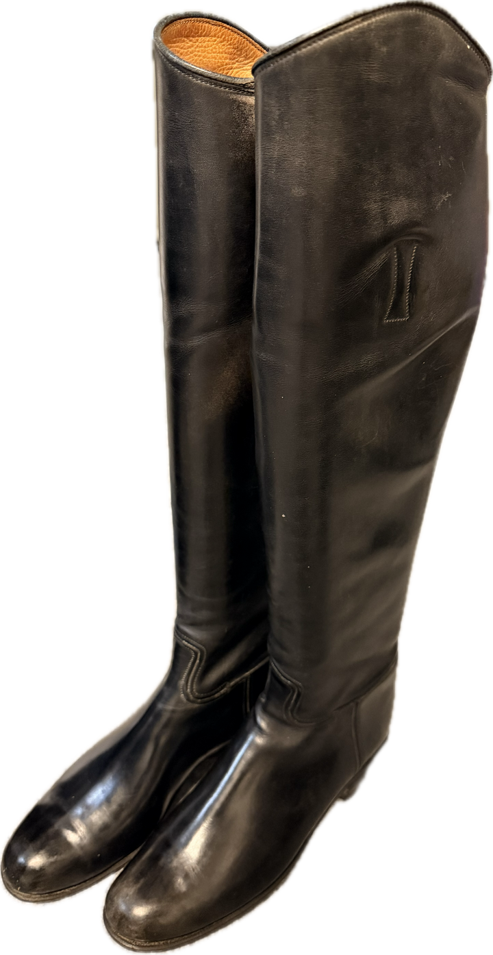 Vintage English Tall Riding Dress Boots
