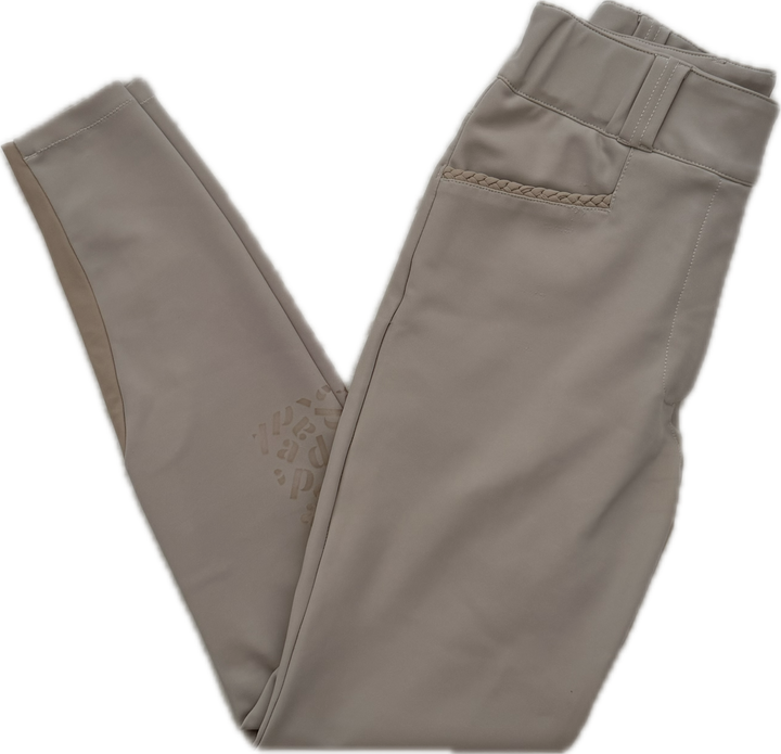 Dada Sport Kit New - Sculpting riding breeches with grip - Beige - Women's FR 34 (US 2-4)