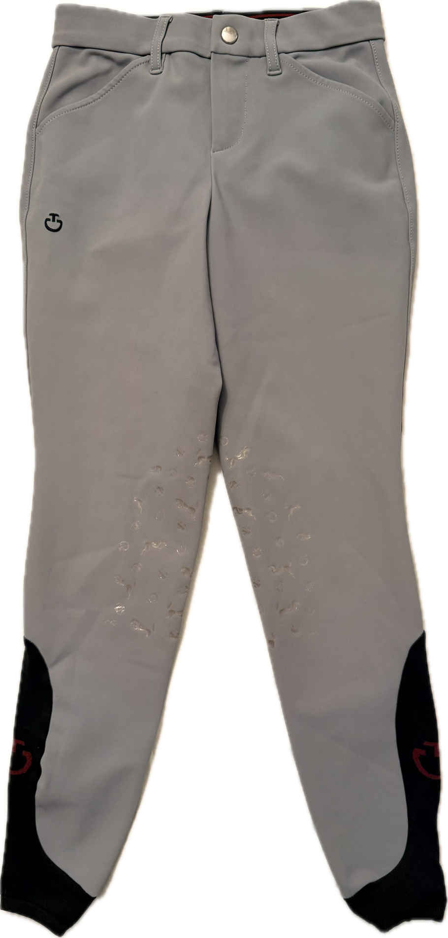 Cavalleria Toscana Knee Grip Breeches - Gray - Child's 12