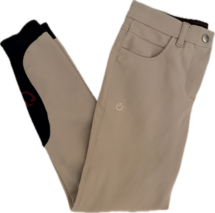 Cavalleria Toscana Knee Grip Breeches - Tan - Child's 12