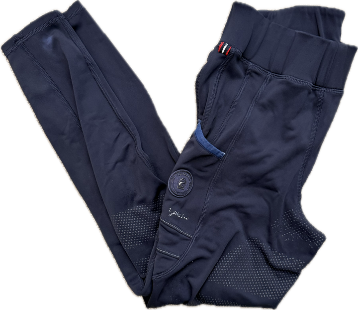Cavallo Kid´s Riding Grip Leggings - Navy - Child's 11