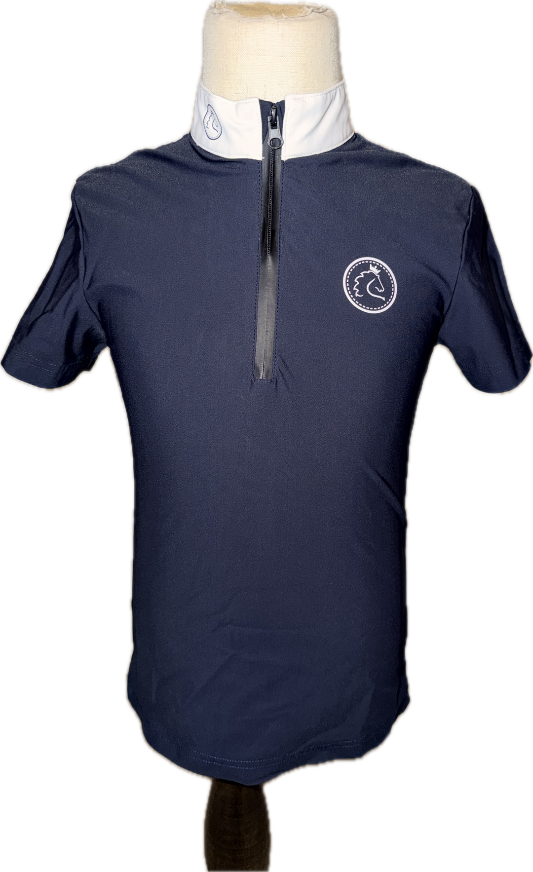 Youth Riding Shirt - Navy - Child's X-Small