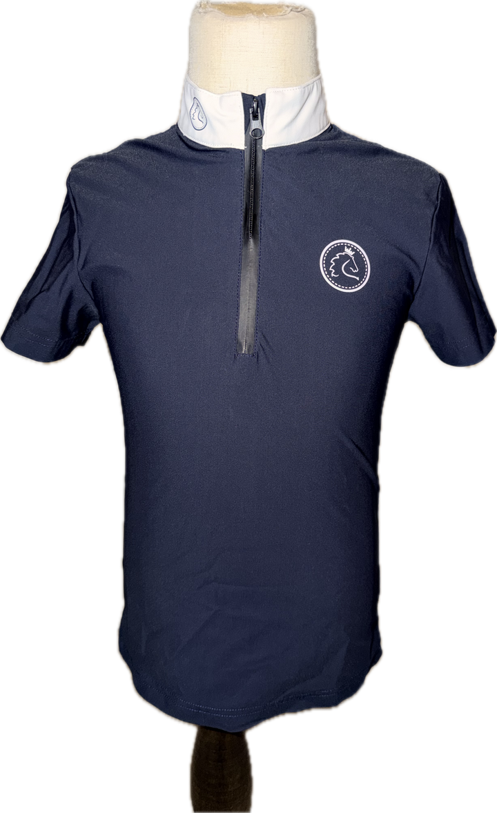 Youth Riding Shirt - Navy - Child's X-Small