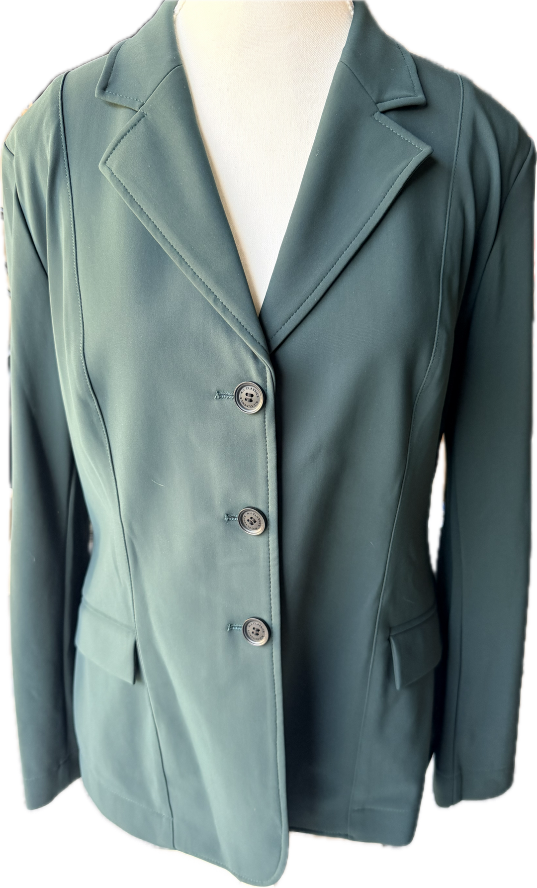R.J. Classics Monterey Orange Label Show Coat - Green - Women's 14R - New!