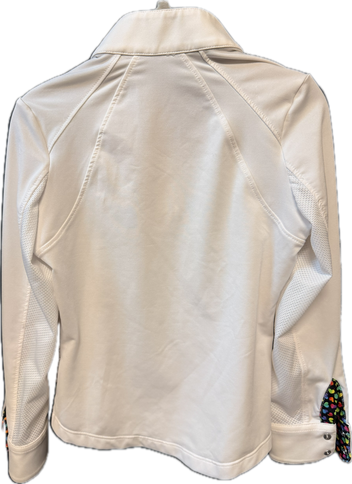 RJ Classics Long Sleeve Show Shirt- White - Child's XS