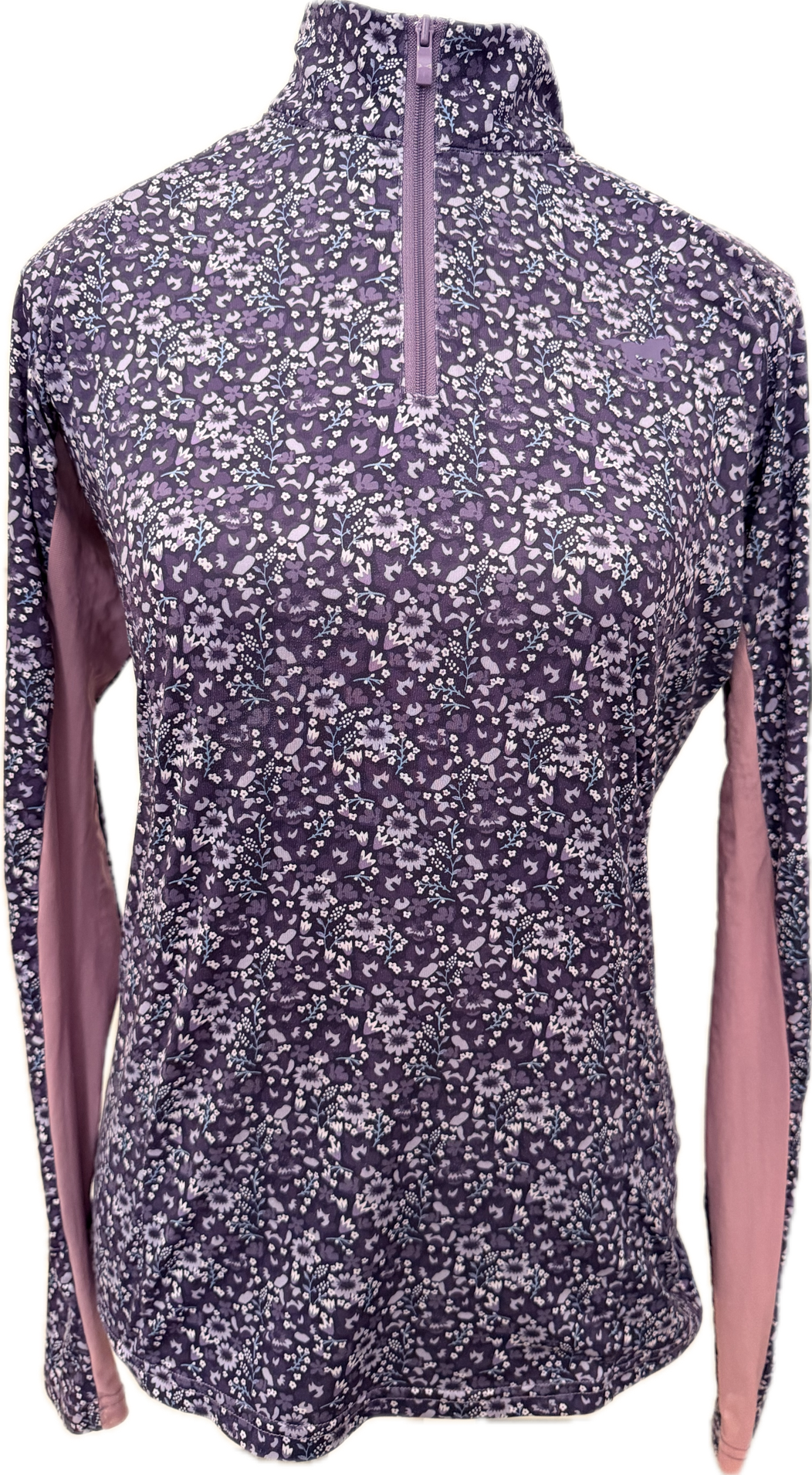 Piper Long Sleeve Sun Shirt by SmartPak - Purple Floral - Women's Small