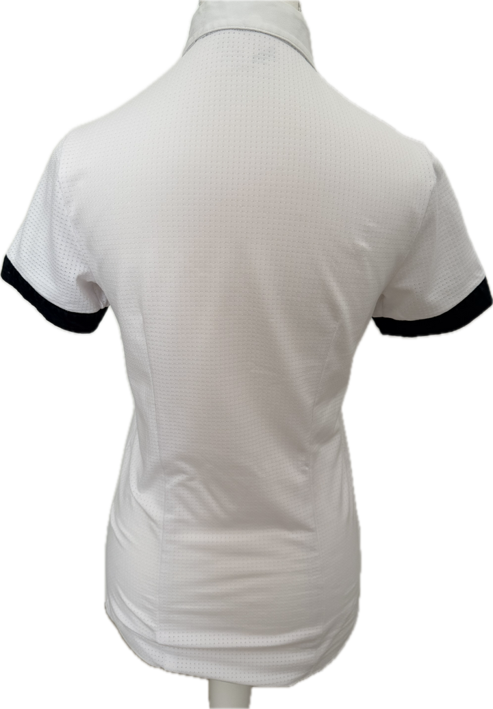 Levade Clothiers S/S Perforated Riding Shirt - White - Women's S