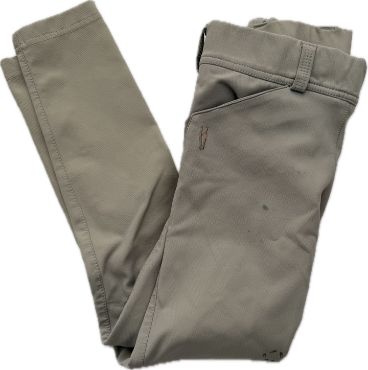 Irideon Knee Pathc Breeches - Tan - Child's 10