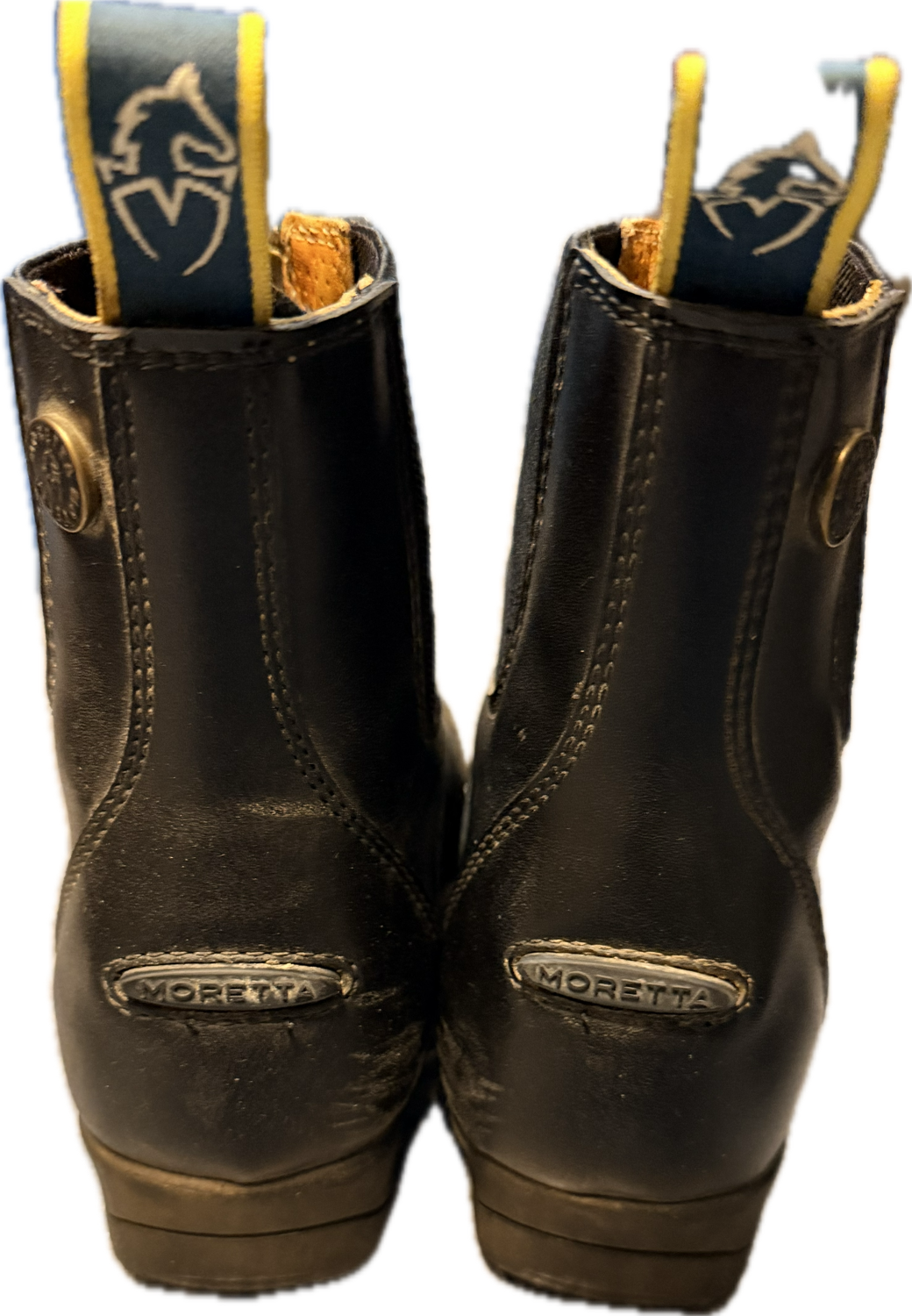 Moretta Kids Clio Zip Up Paddock Boots - Black - Size 1