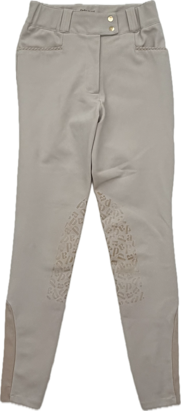 Dada Sport Kit New - Sculpting riding breeches with grip - Beige - Women's FR 34 (US 2-4)