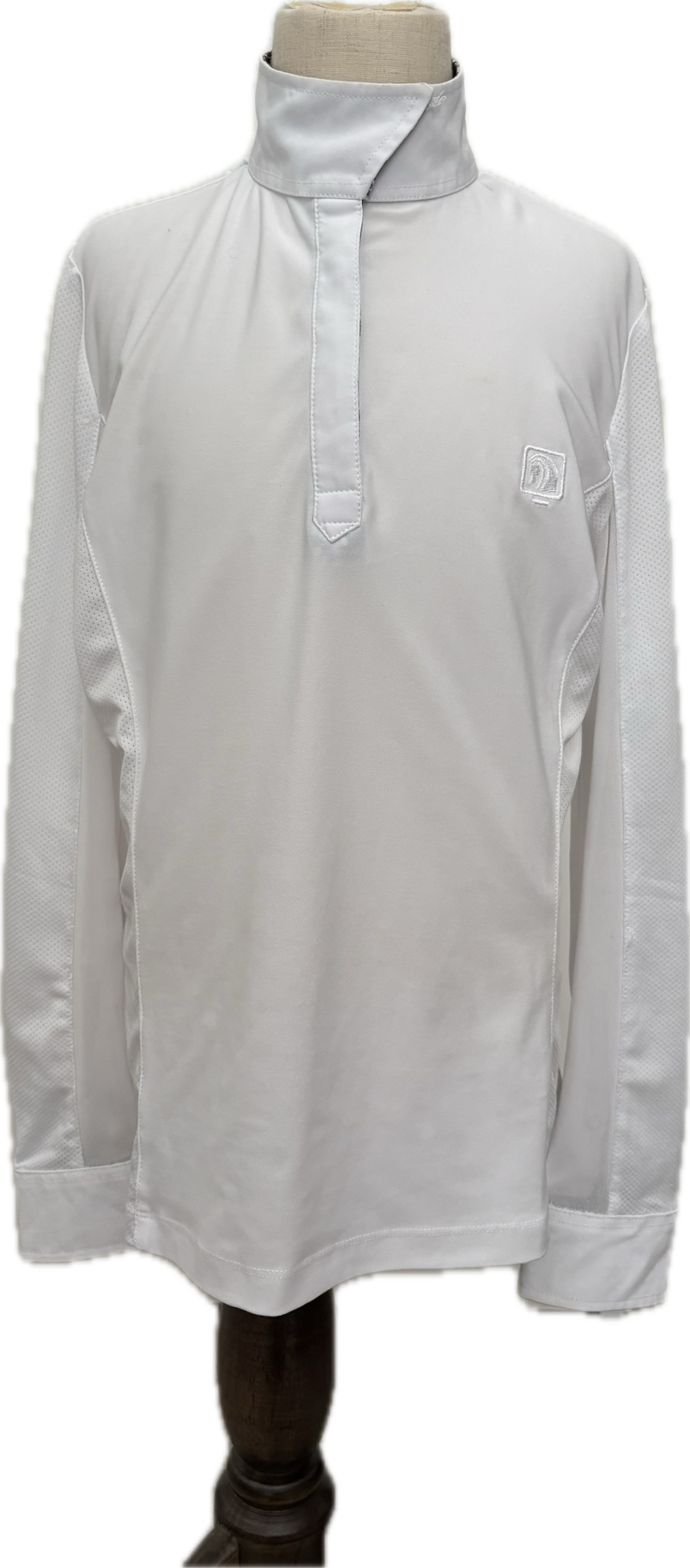 Romfh Kids' Sarah Long Sleeve Shirt - White/Skull - Child's Medium