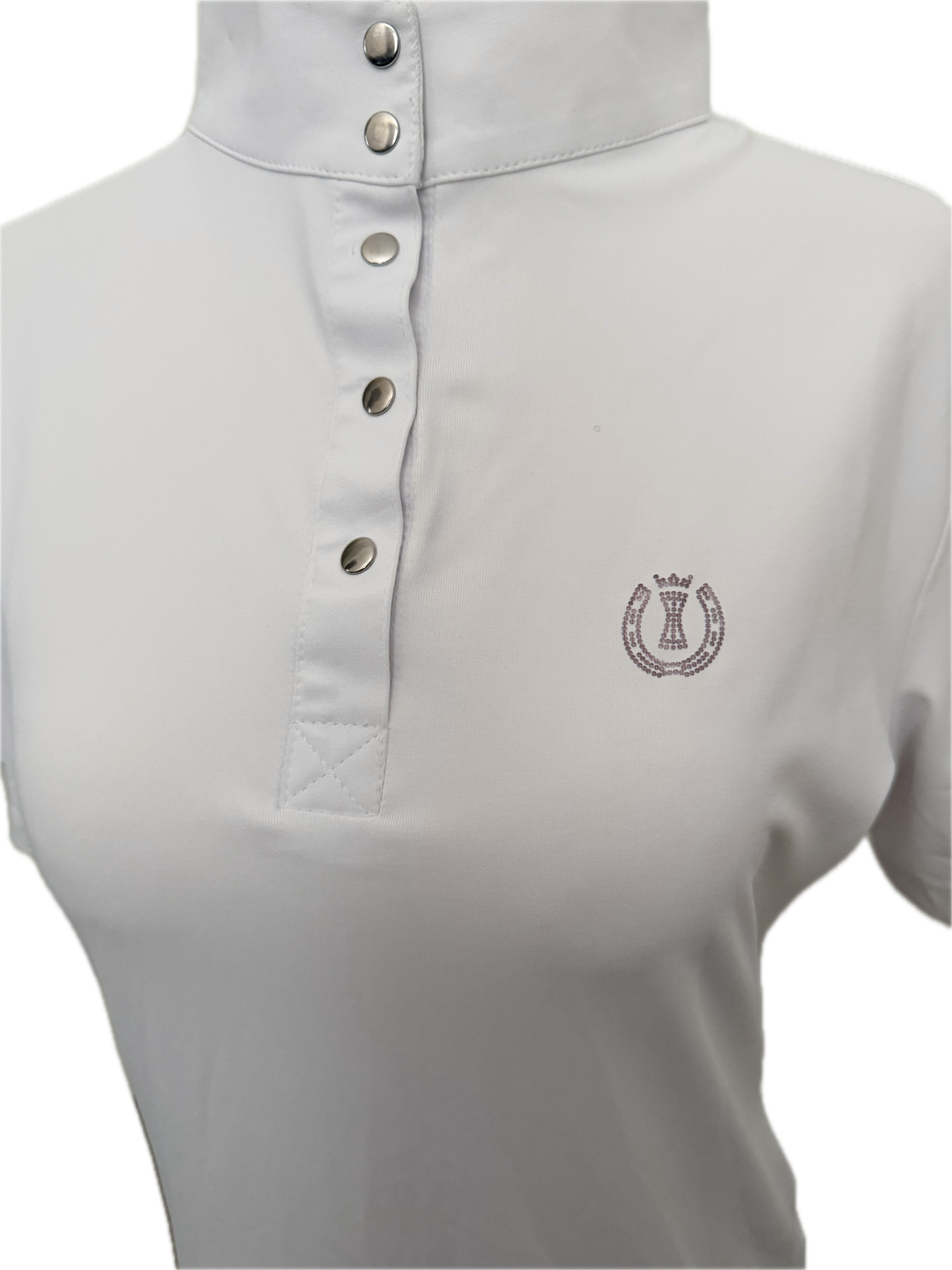 Imperial Riding Short Sleeve Competition Shirt - White - Women's Medium