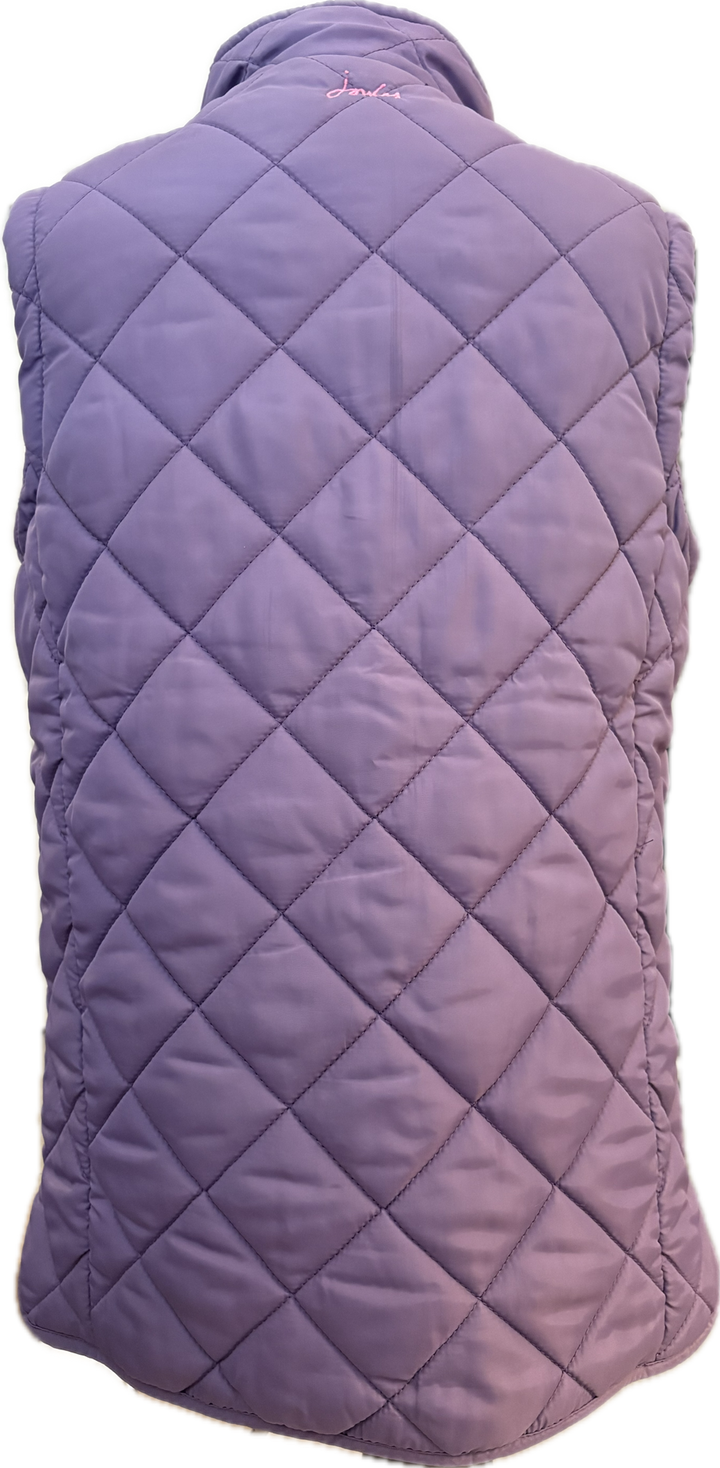 Joules Girls Quilted Vest - Purple - Size 9-10 - New!