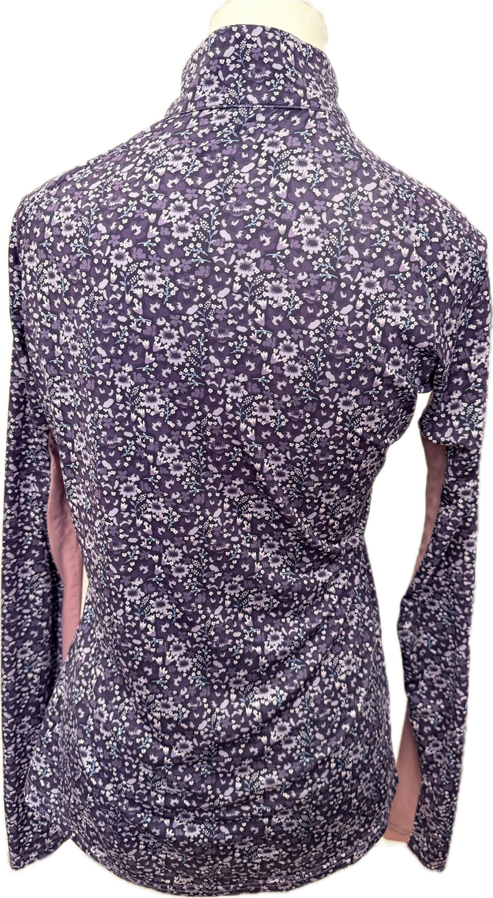 Piper Long Sleeve Sun Shirt by SmartPak - Purple Floral - Women's Small