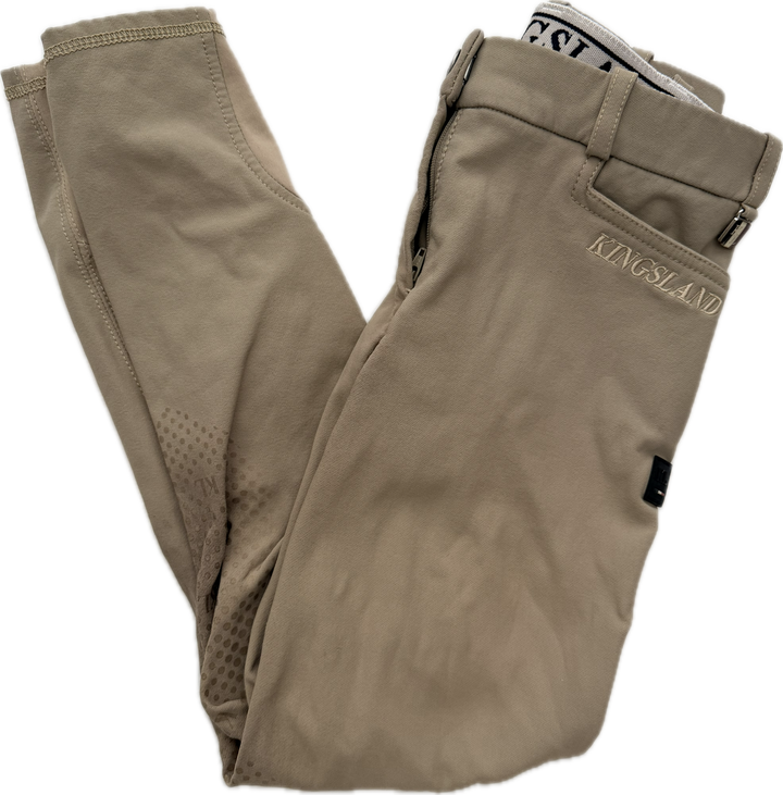 Kingsland Knee Grip Breeches - Tan - Child's 10