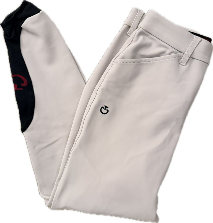 Cavalleria Toscana Knee Grip Breeches - Tan - Child's 12