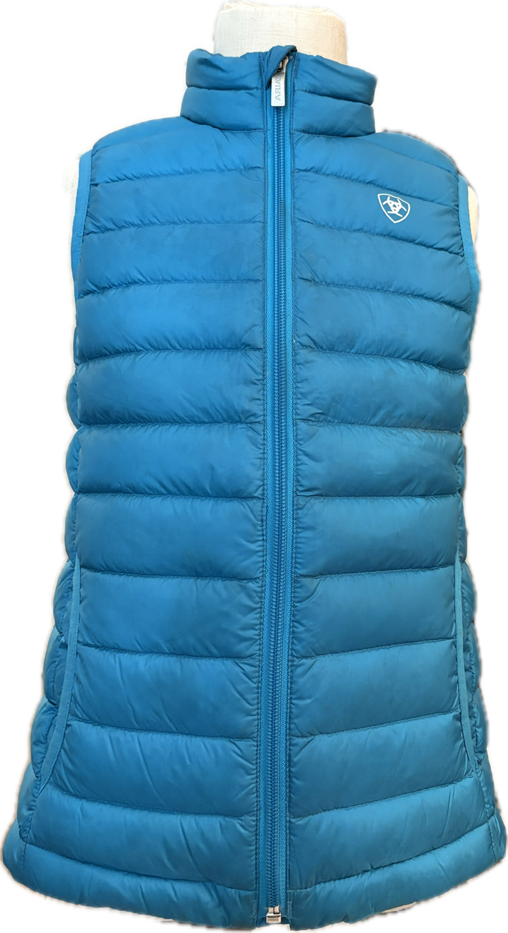 Ariat Ideal Down Vest - Atomic Blue - Child's XS