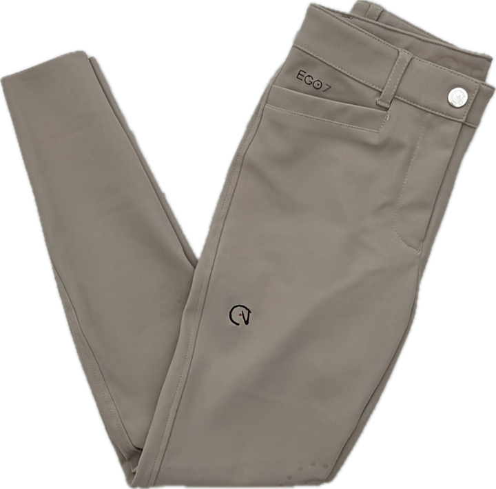 EGO7 Women's Jumping EJ Knee Patch Breeches - Beige - Size IT 40 (US 4)