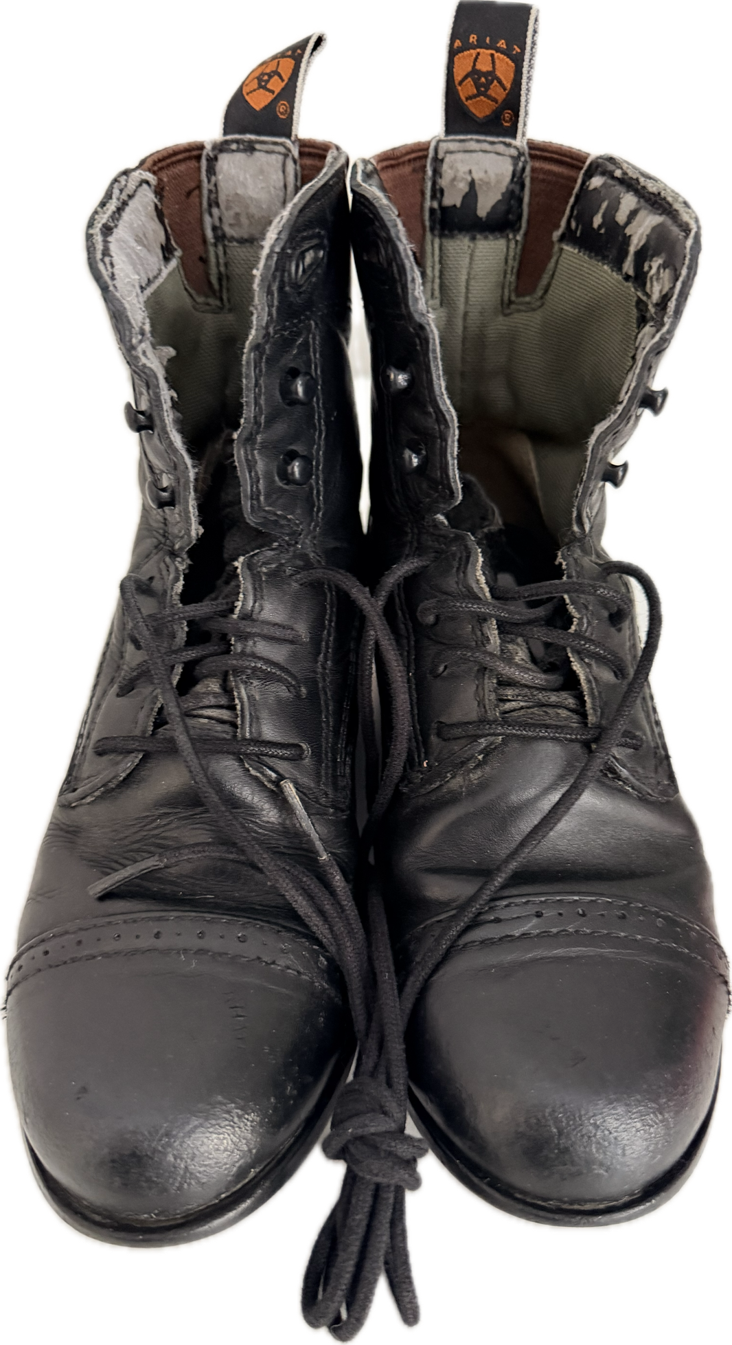 Ariat Child's Lace Up Paddock Boots - Size 12