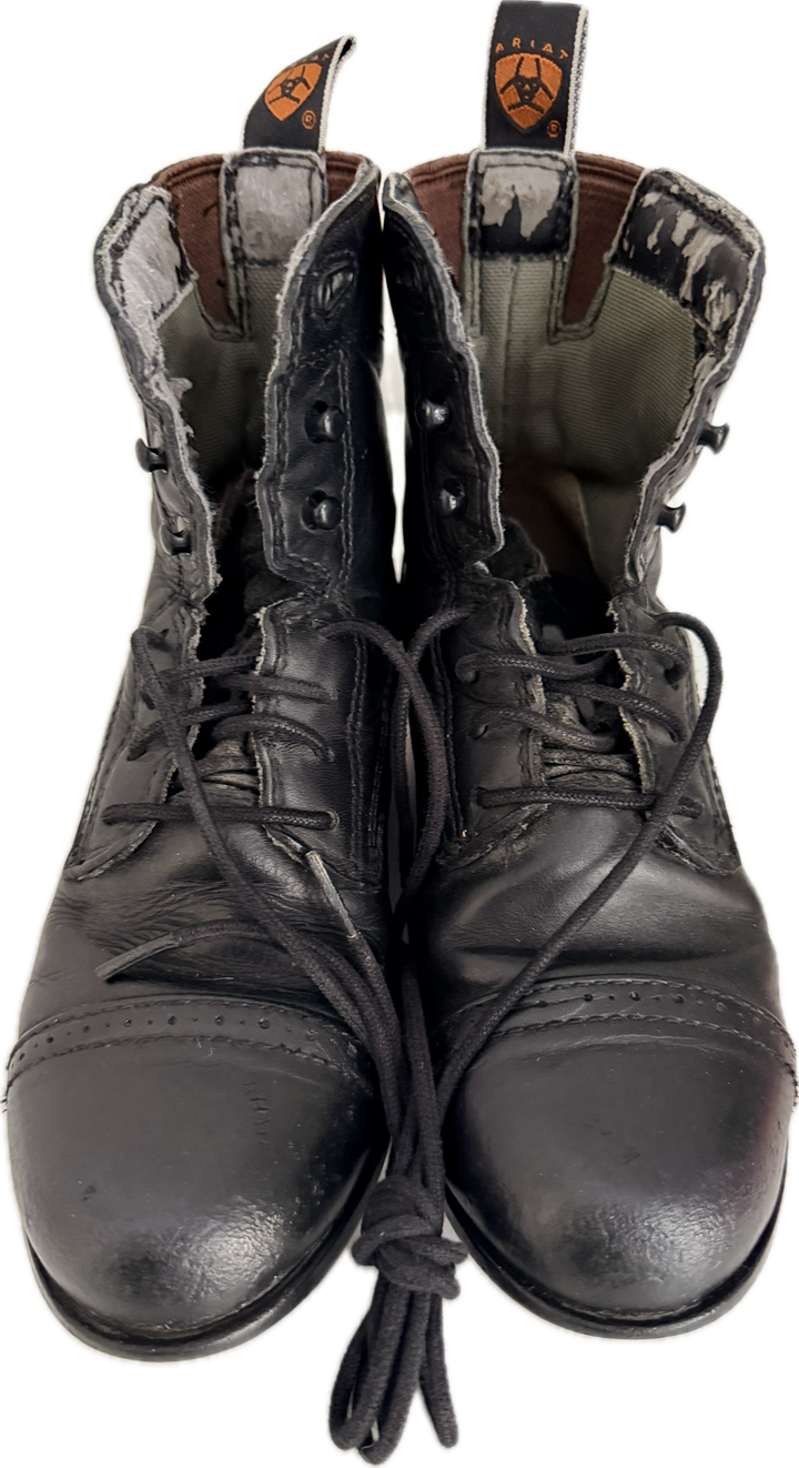 Ariat Child's Lace Up Paddock Boots - Size 12