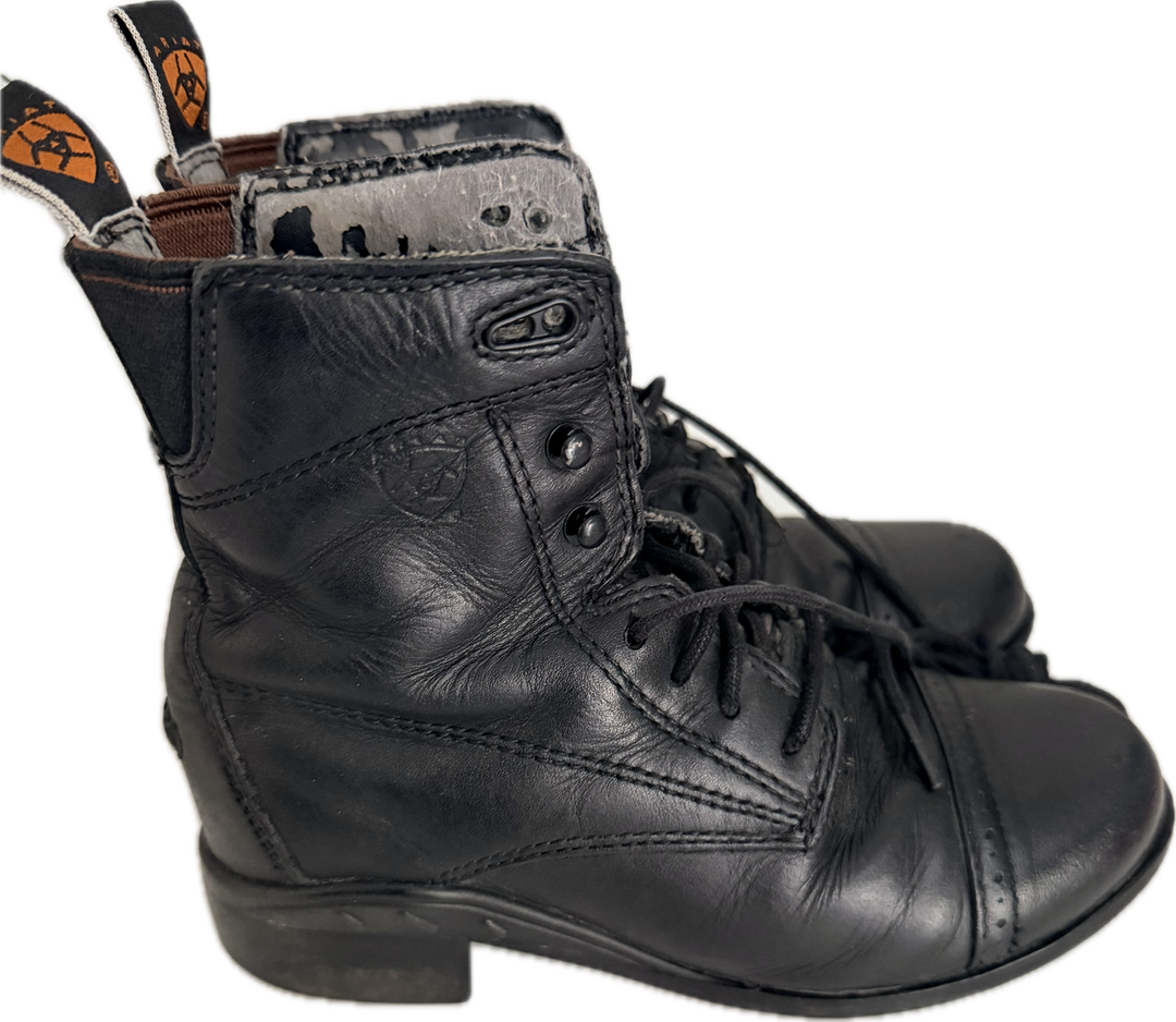 Ariat Child's Lace Up Paddock Boots - Size 12