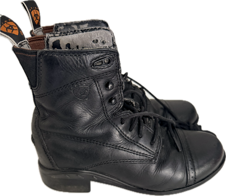 Ariat Child's Lace Up Paddock Boots - Size 12