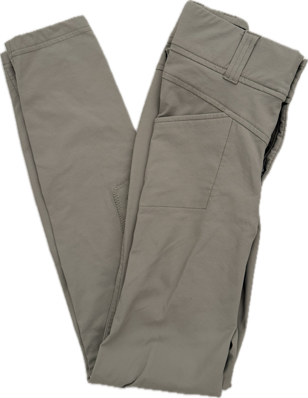 Kerrits Kids' Crossover Knee Patch Breeches - Tan - Child's XL