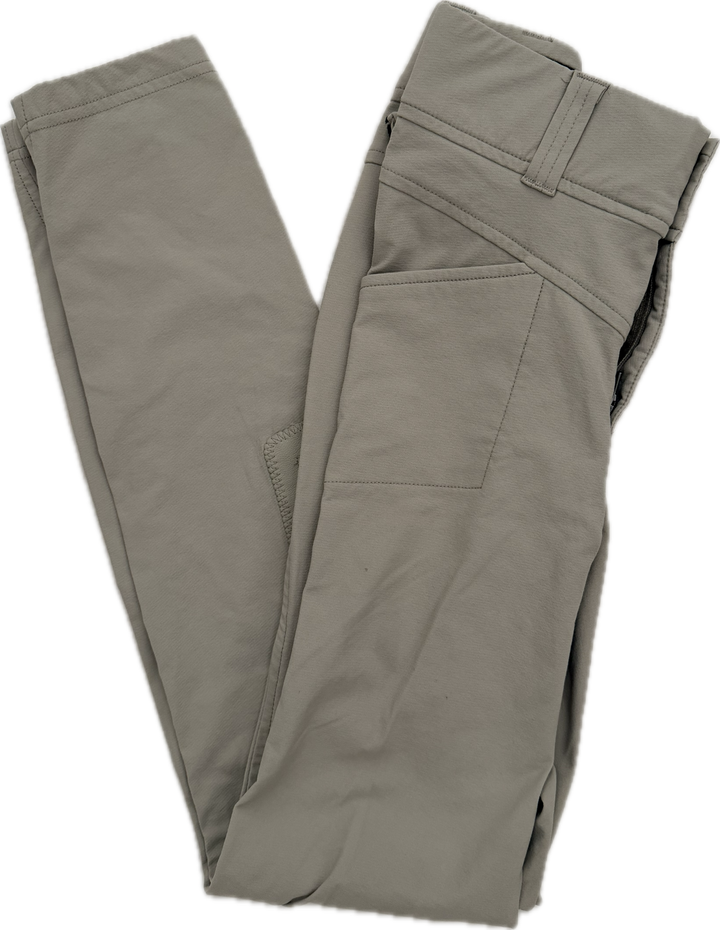 Kerrits Kids' Crossover Knee Patch Breeches - Tan - Child's XL